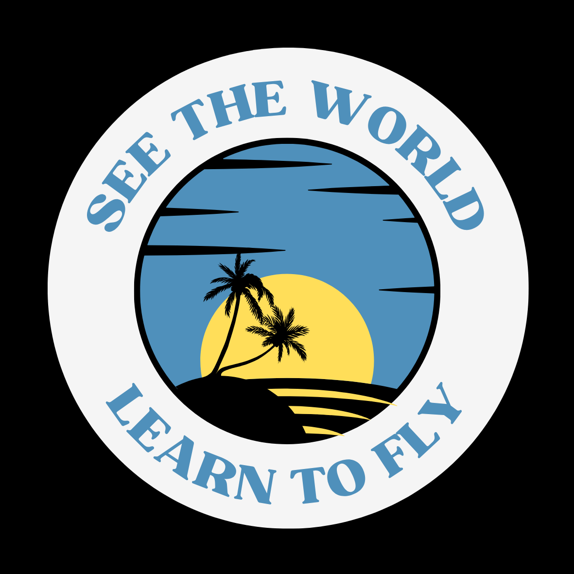 Sticker: See the World | Learn to Fly