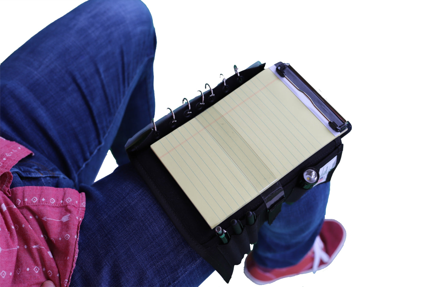 The Ultimate Kneeboard® Loose-ring with In-flight Guide