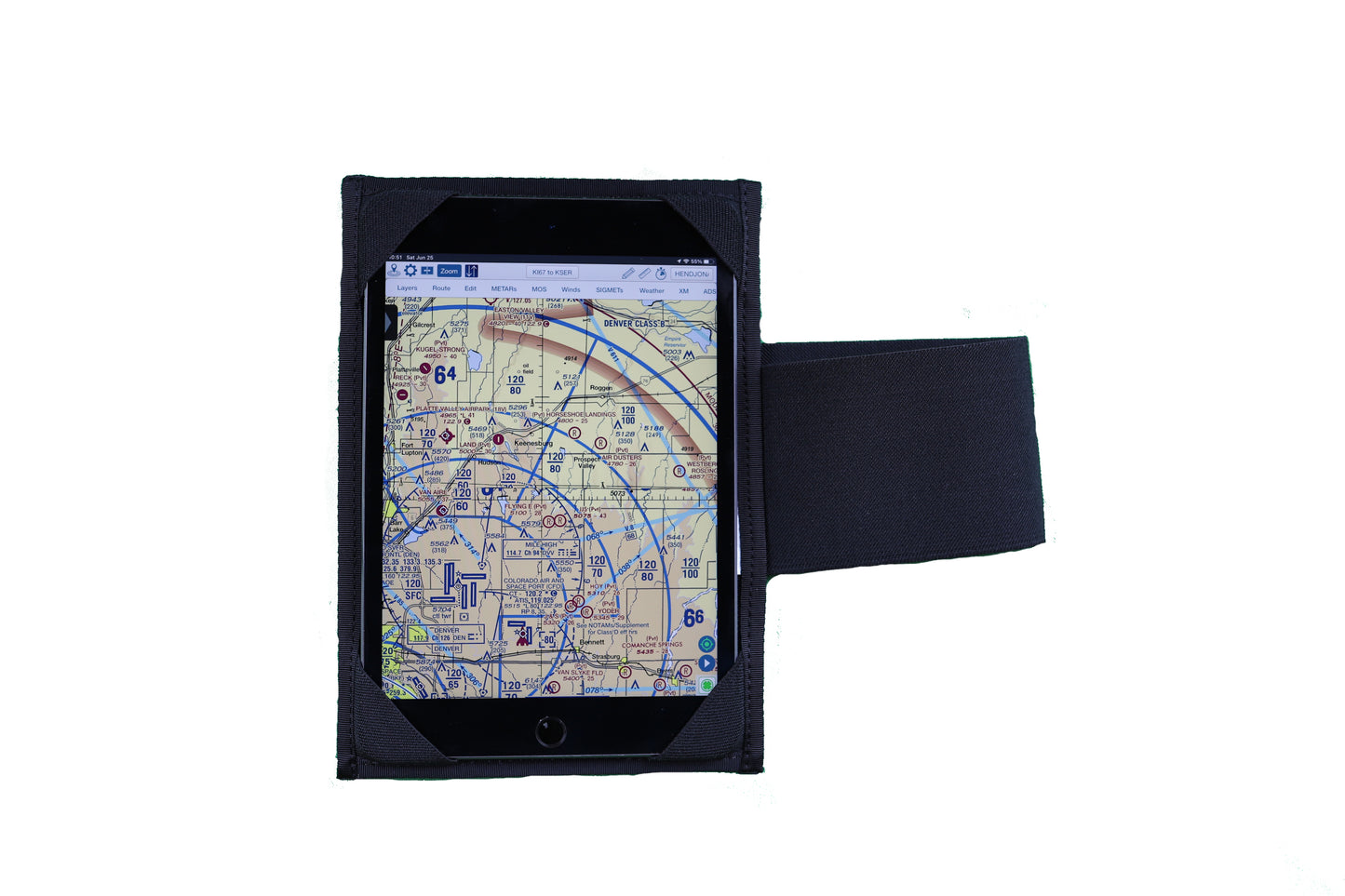 Ultimate Kneeboard® iPad® mini Holder (Leg Strap Stand-alone)
