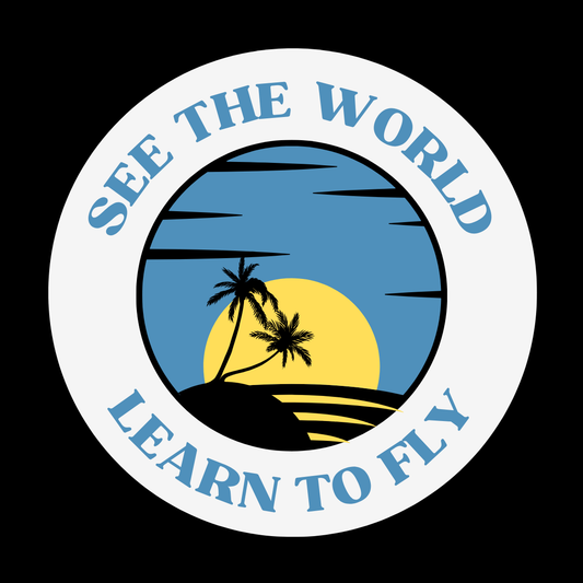 Sticker: See the World | Learn to Fly